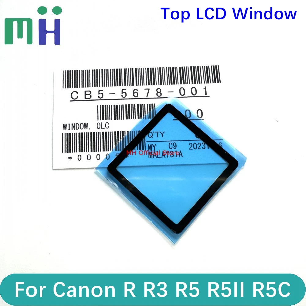 For Canon EOS R R3 R5 R5II R5C Top LCD Window OLC Acrylic Panel CB5-5678 Screen Display Protector Glass R52 R5M2 R5 Mark II