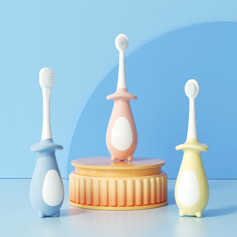 Baby Kids Toothbrushes Ultra Soft 360 Floss Oral Hygiene