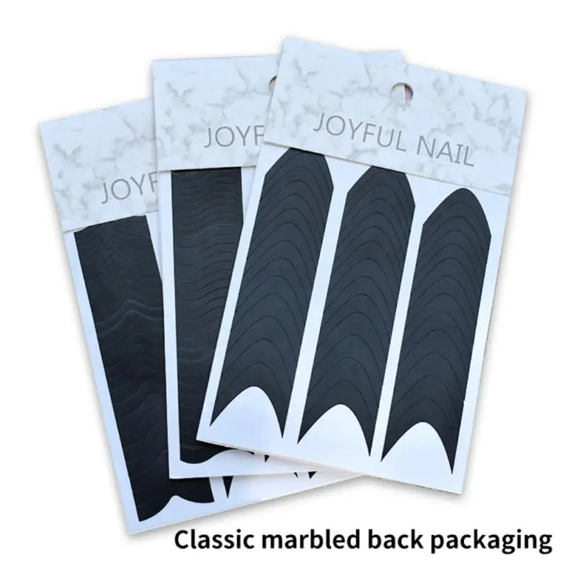 French Manicure Strip Nail Forms Fringe Tip Guides Sticker Wavy Line Nail Art Tips Guides Stickers Stencil Strips Tools nail stickers nail art tools nail decals