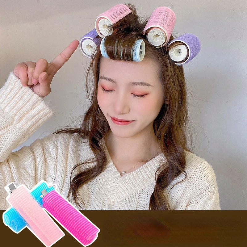Raiz do Cabelo Clipes de Cabelo Grampo de Cabelo Grampos de Cabelo Rolos de Cabelo Franja Macio Preguiçoso Estilo Superior Curling Barrel Portátil Coreano 1-2pcs 19 Computers & Electronics