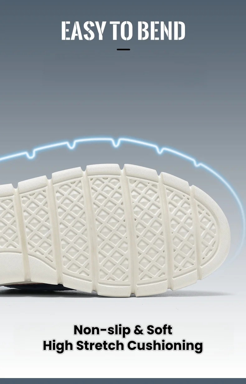 Lightweight Lace-up Casual Men Shoes Breathable Flying Weave Elastic Rope Overfoot One Foot Stirrup Casual Sneakers Large Size 4