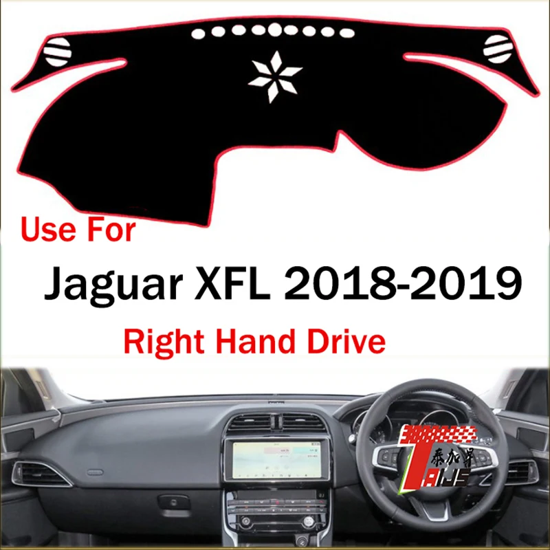 

TAIJS factory high quality Flannel dashboard anti-dirty cover for Jaguar XFL 2018-2019 Right-hand drive