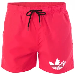 Men's Running Shorts Gym Wear Fitness Workout Shorts Men Drawstring Sport Short Pants Tennis Basketball Soccer Training Shorts
