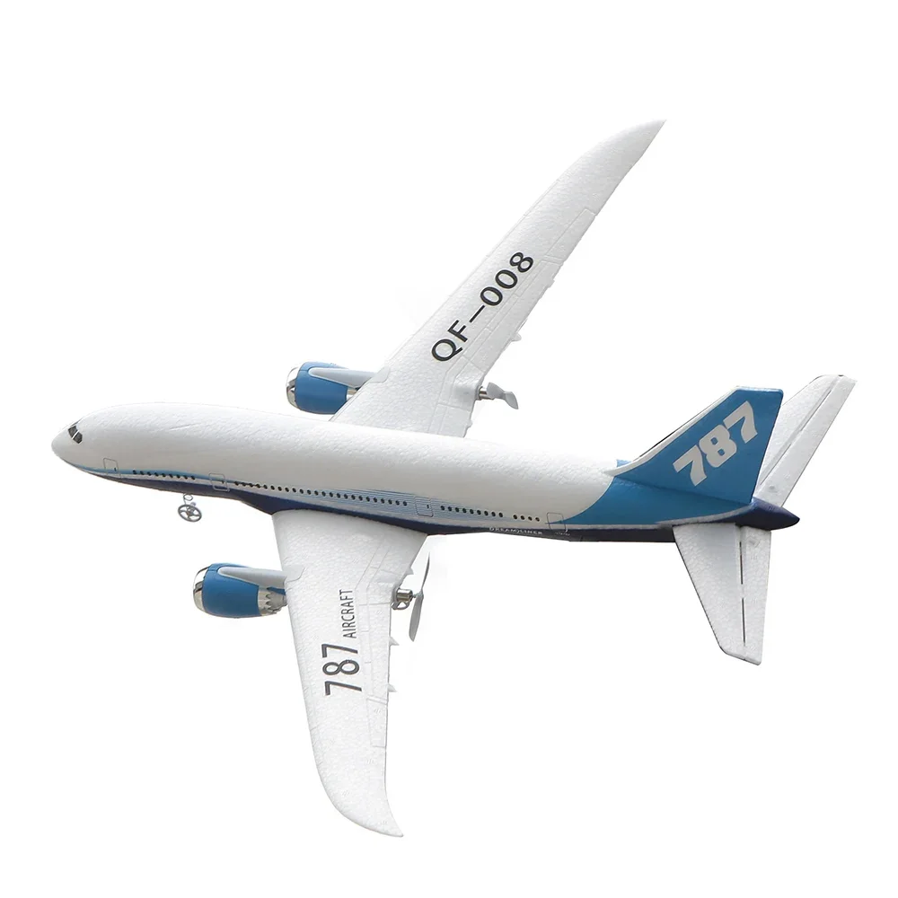 QF008 Boeing 787 Airplane Miniature Model Plane 3CH 2.4G Airplane Diecast Model Aviation Plane Collectible Toys for Boys 3
