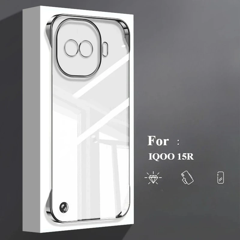 Ultra-Thin Shockproof Clear Phone Case - Frameless & Transparent Design