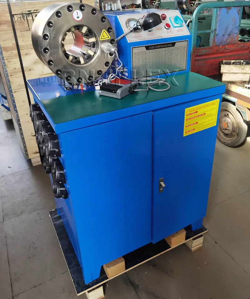Electric 1/4 inch to 2 inch 4 layers BNT50 hydraulic hose press machine with 10 sets of dies multilayer pipe press 4