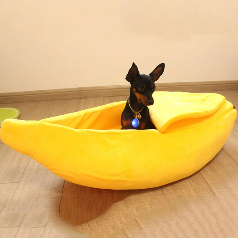 

Innovative Fashion Pet Supplies, Banana Modelling, Puppy Cat Litter, Small and Medium-sized Pets, Winter Warm Nest