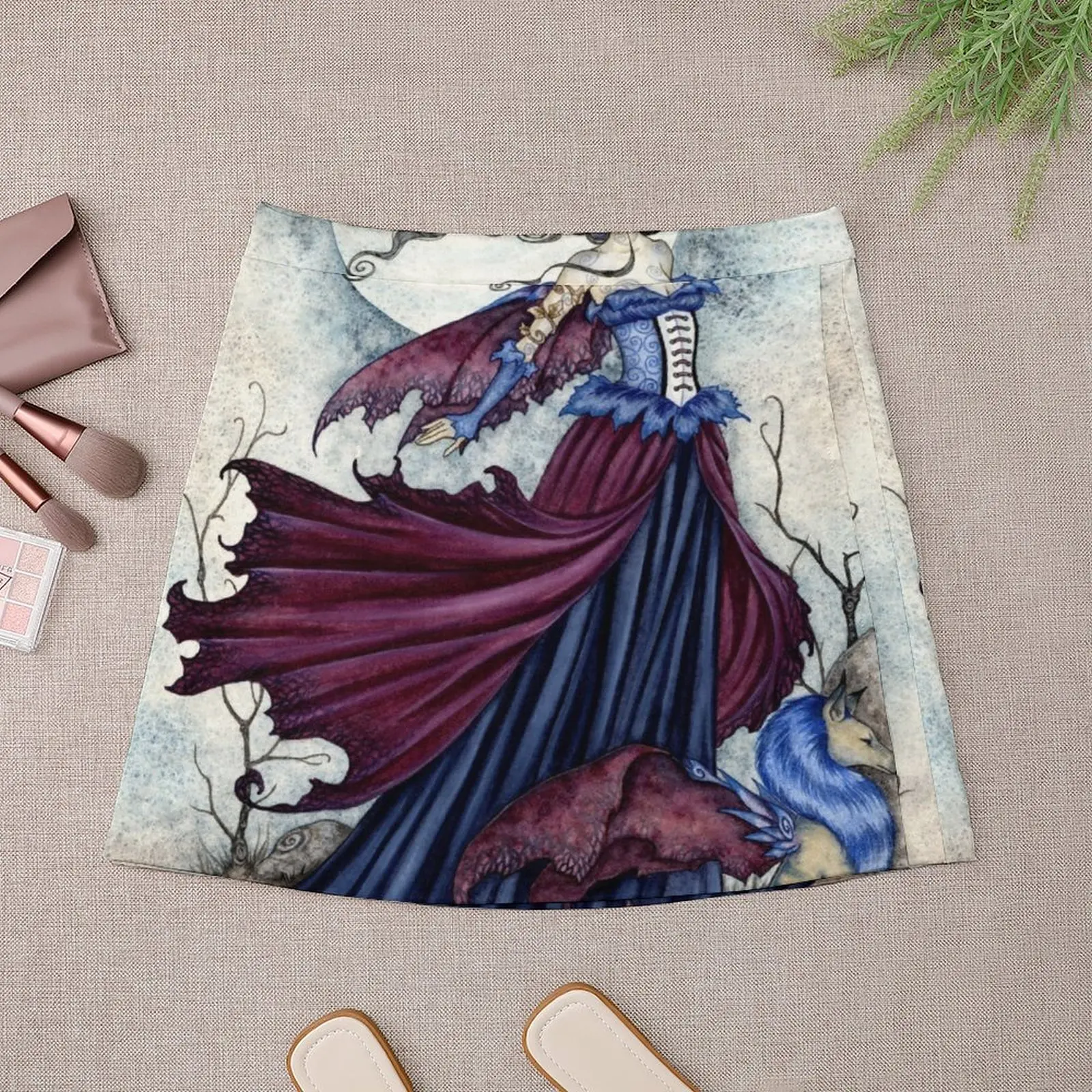 The Moon Is Calling Mini Skirt Female clothing Sexy mini skirt Korean clothing elegant social women's skirts