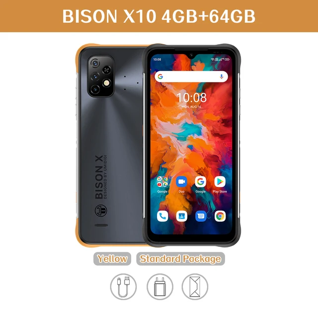 best pocophone [24H Shipping]UMIDIGI Bison X10 X10 Pro 4GB+64GB/128GB Global Smartphone NFC IP68 Helio P60 20MP Triple Camera 6.53"HD+ 6150mAh latest umidigi phone UMIDIGI