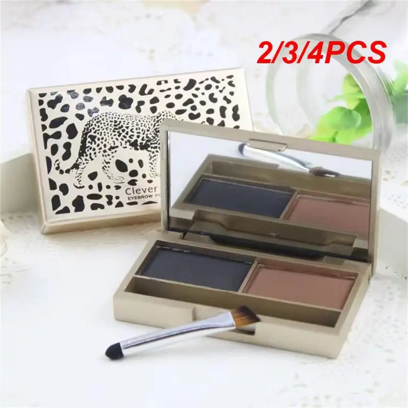 

2/3/4PCS Double Color Eyebrow Powder Easy To Color Eyebrow Powder Waterproof Eyebrow Powder Double Color Matte Eyebrow Powder
