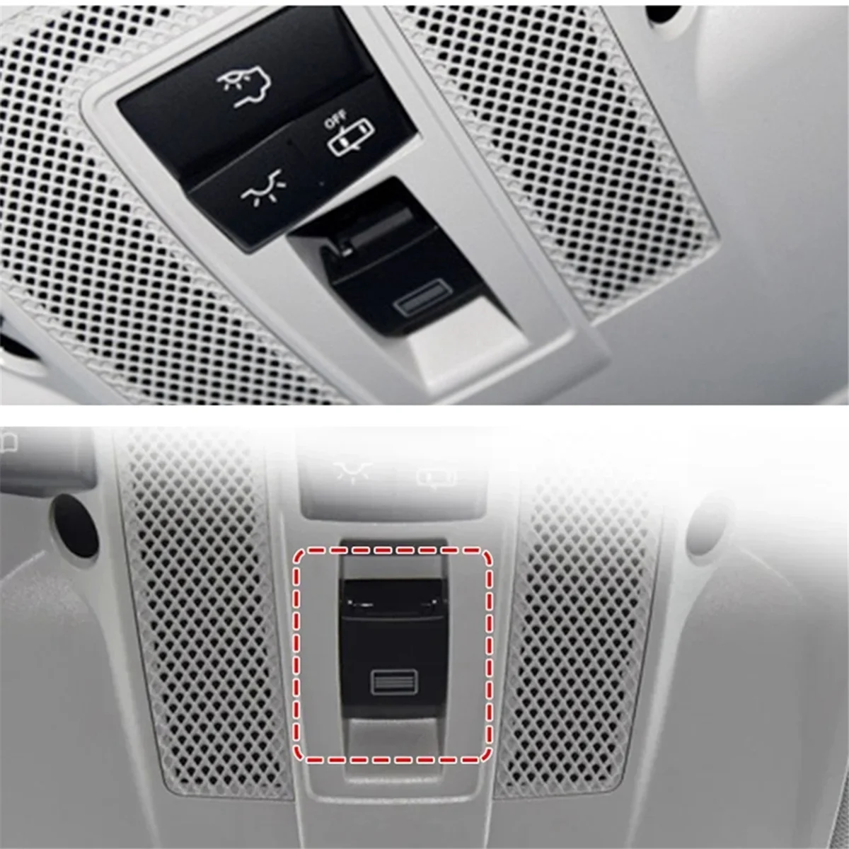 Für Mercedes Benz A B CLA GLA W156 W176 W246 W117 Auto Schiebedach Fenster Schalter Taste Abdeckung Innen Decke Licht Schalter