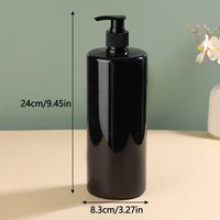 Distributeur de savon de 1000ml, 1 pièce, pour salle de bains, grande capacité, bouteilles de shampoing, Gel douche, Lotion rechargeable, conteneur de stockage de liquide 
 ﻿ 6