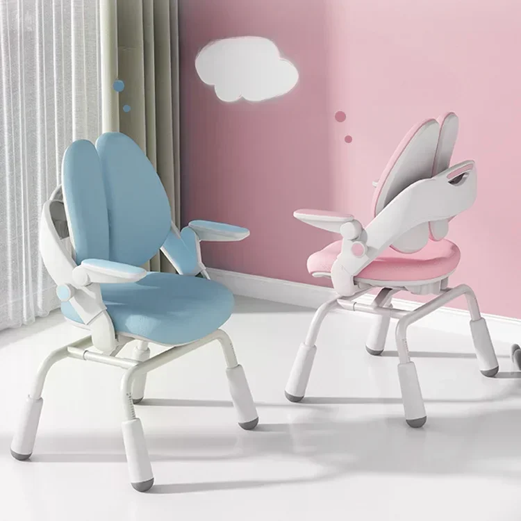 Kids Recliner Chair Baby Feeding Table Children's Plastic Furniture For Room Girls High Glasses Desk Girl Youth Armchair Child