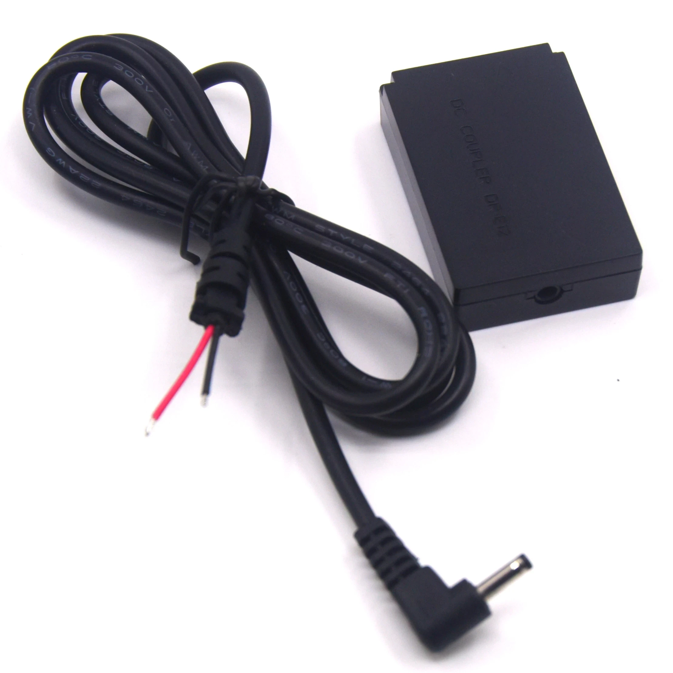 

DIY DC Power Supply Cable 3.0mm*1.1mm Male Plug Wire+DR-E12 Coupler LP-E12 LP E12 Dummy Battery for Canon EOS M M2 M10 M50 M100