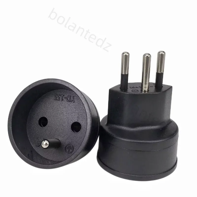 European France TO Swiss plugs Travel Adapter plug adapter ac adapter 3 pin plug 10A 250V Power Plug EU to Switzerland Electrical Plug