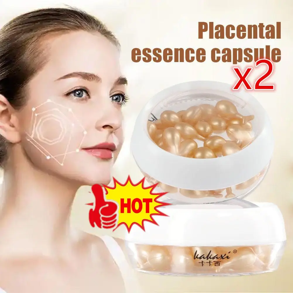 

2 Box Facial Serum Anti Wrinkle Facial Serum Hyaluronic Acid Capsules Cream Blemish Acne Removal Whitening Moisturizing Skin Car