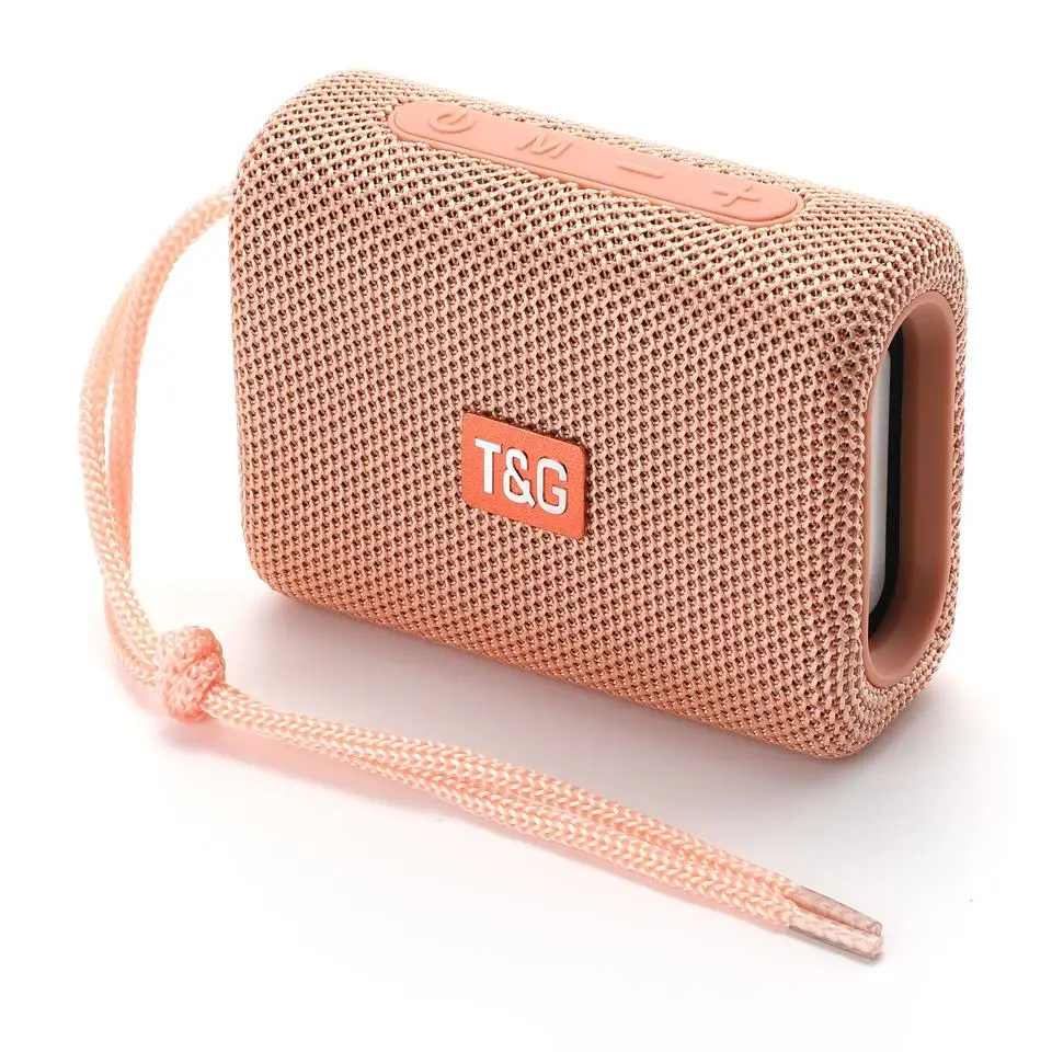 EONKO Portable Wireless Bluetooth Speaker TG-313 with TF USB FM Handsfree TWS Strap IPX4 Splash Proof include a 4GB micro sd 5