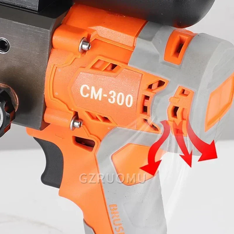 Wire Crimping Tools CM300 Rechargeable Hydraulic Pliers Electric Hydraulic Crimping Tool Portable 12T 380NM 16-300mm&sup2;