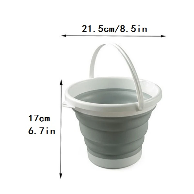 3L Portable Folding Bucket