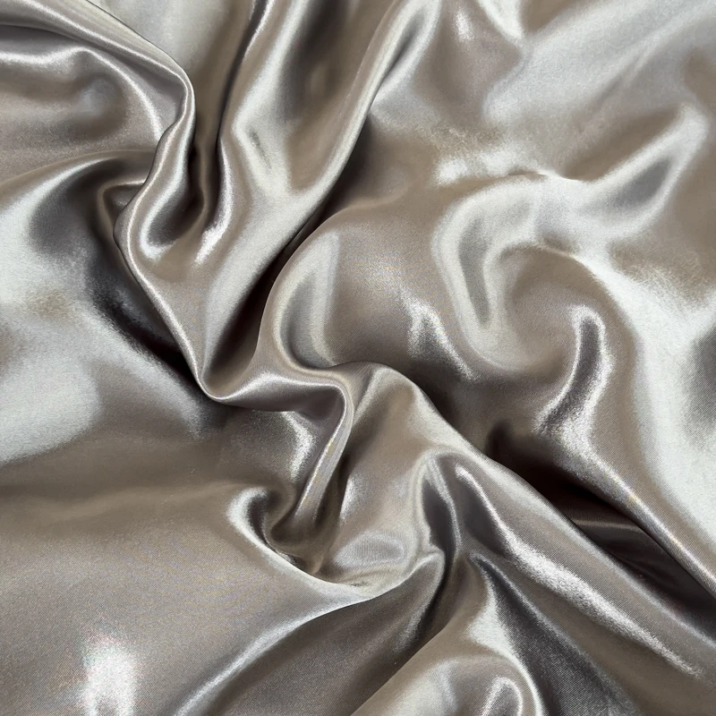 Kuup 100%Polyester 1pcs satin surface Bedding Fitted Sheet（No pillowcase）Elastic Band Around Mattress Cover King Bed Cover Sheet 6