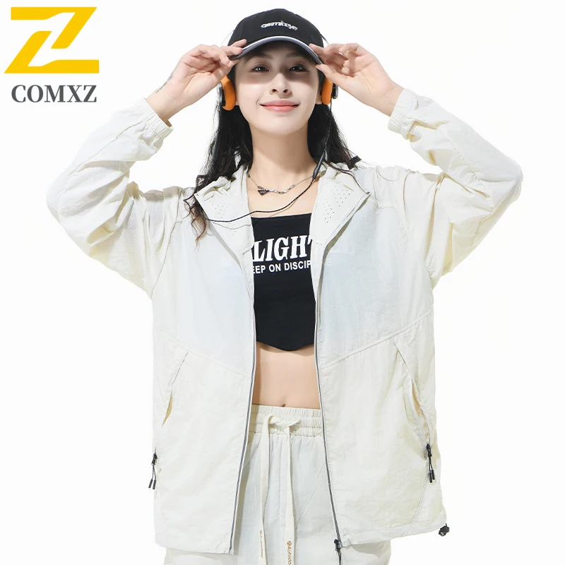 Skin Jacket UV Protection Hoodie UPF50+ Lightweight Waterproof  for Hiking Camping Fishing Premium Couple's Sunscreen clothing