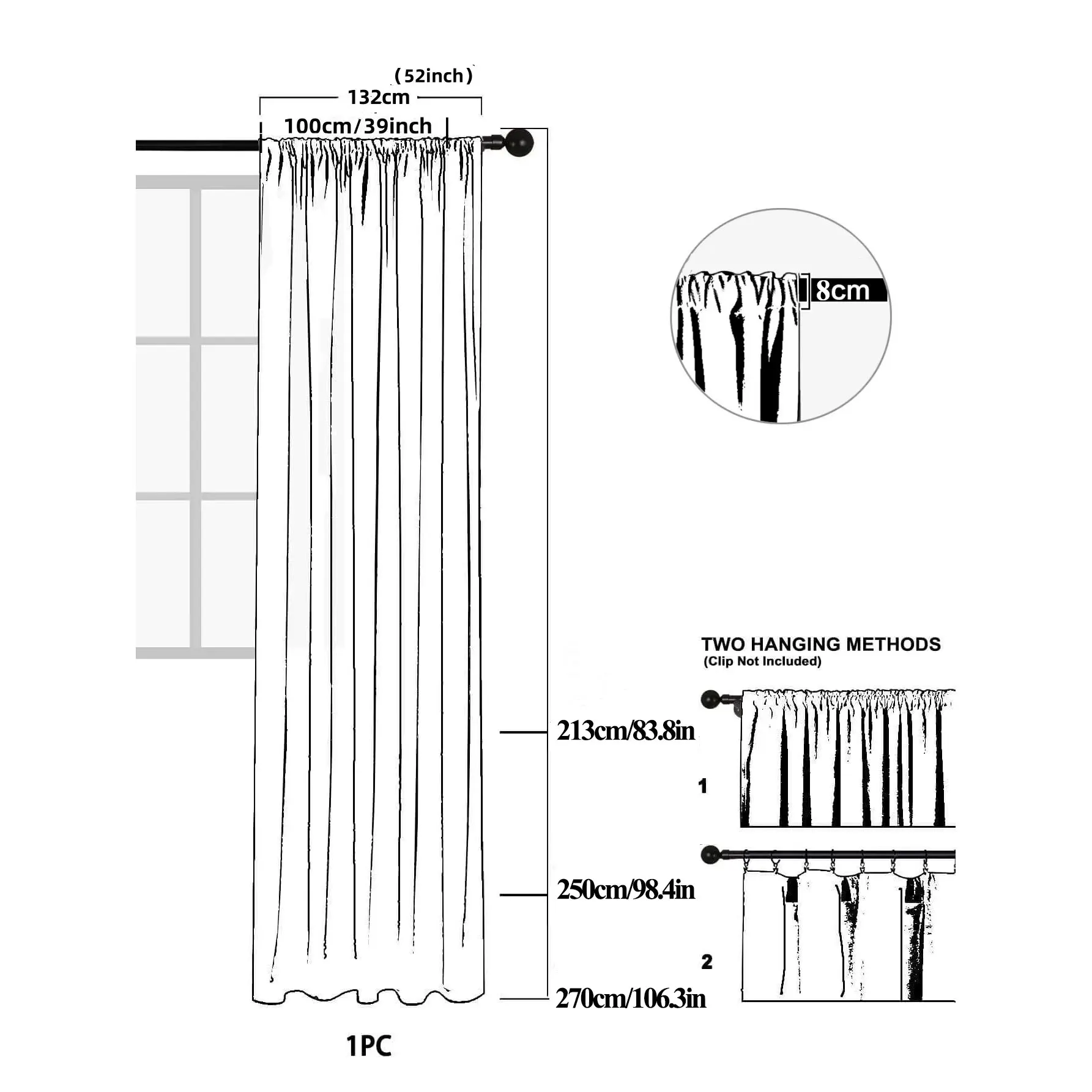 Elegant European Peony Embroidered Sheer Tulle Curtains