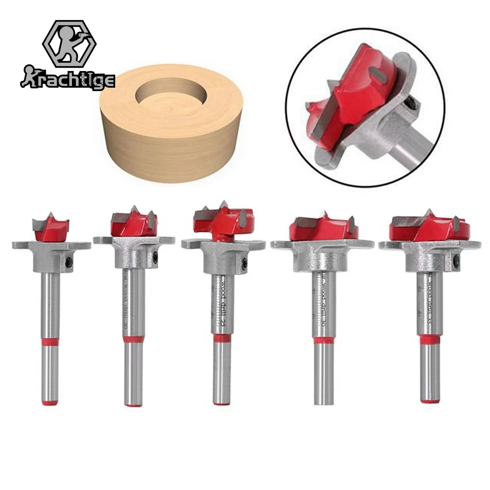 Hinge Hole Opener Boring Bit Woodworking Cutter Diameter 15mm 20mm 25mm 30mm 35mm Adjustable Carbide Drill Bits