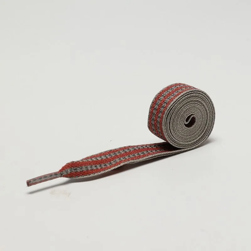 폭 1.5cm 크리에이티브 스트라이프 레드 그린 신발끈 트렌드 스포츠 캐주얼 DE 트레이닝 슈레이스 봄 여름 신발끈