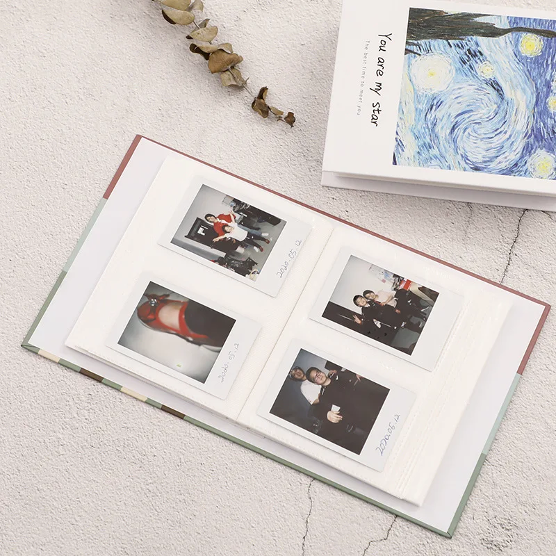 Photo Album 4 inch 200 Pocket Growth Album Cartoon 4R Photo Album Collection of Children Growth Photos High-capacity Hard Shell Albums