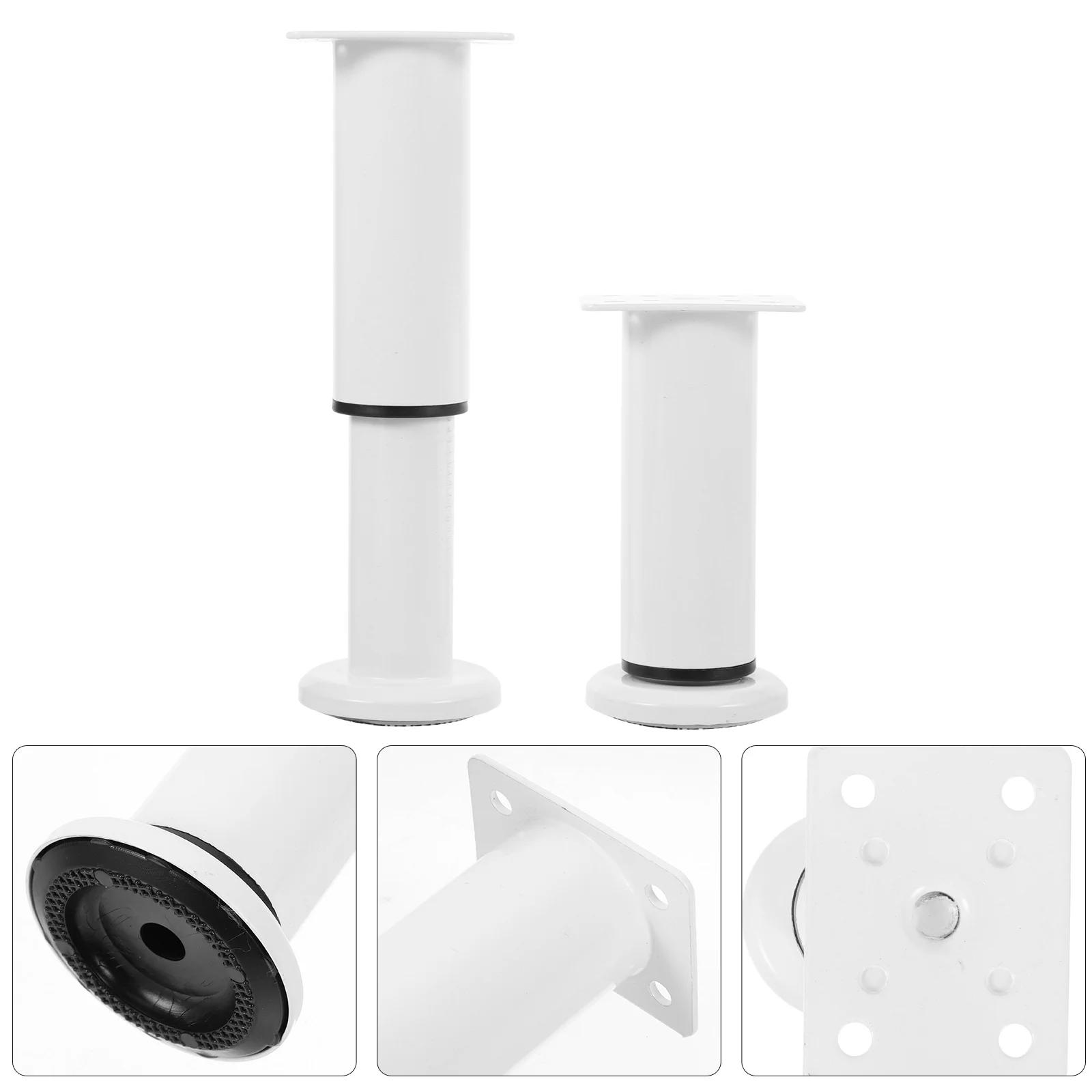 

2pcs Metal Furniture Legs Adjustable Furniture Feet Couch Sofa Legs Heavy Duty Furniture Legs