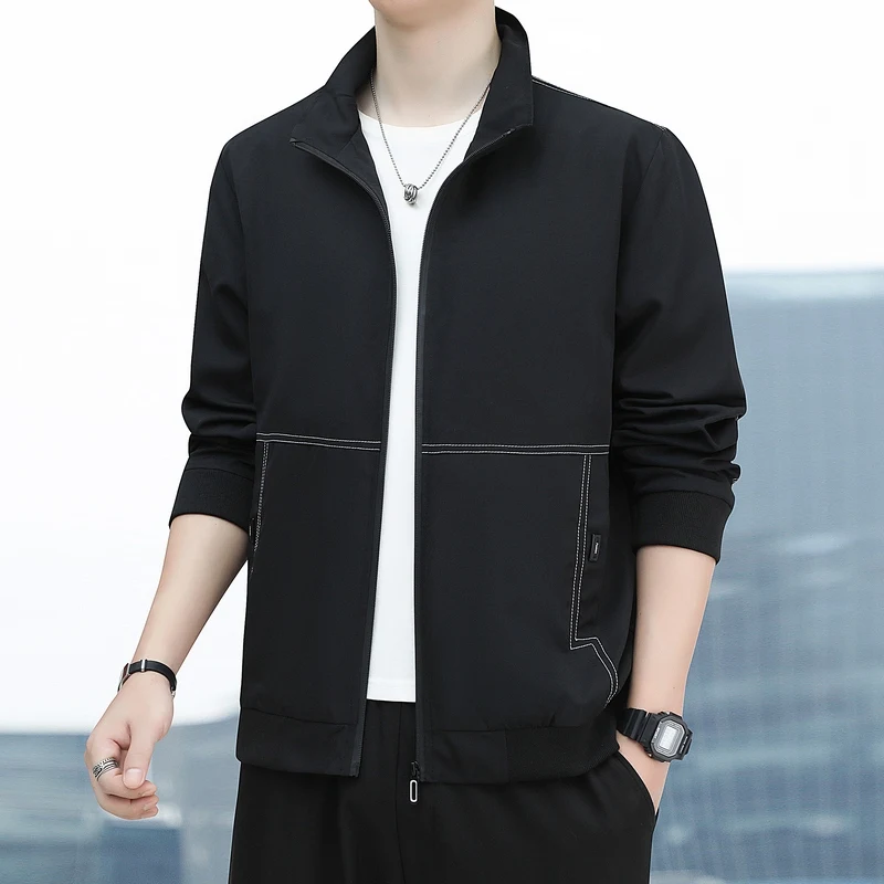 Spring & Autumn New Men's Luxury Jacket High Street Business Casual Men's Outerwear Fashion Trend Party Protect against wind 5XL