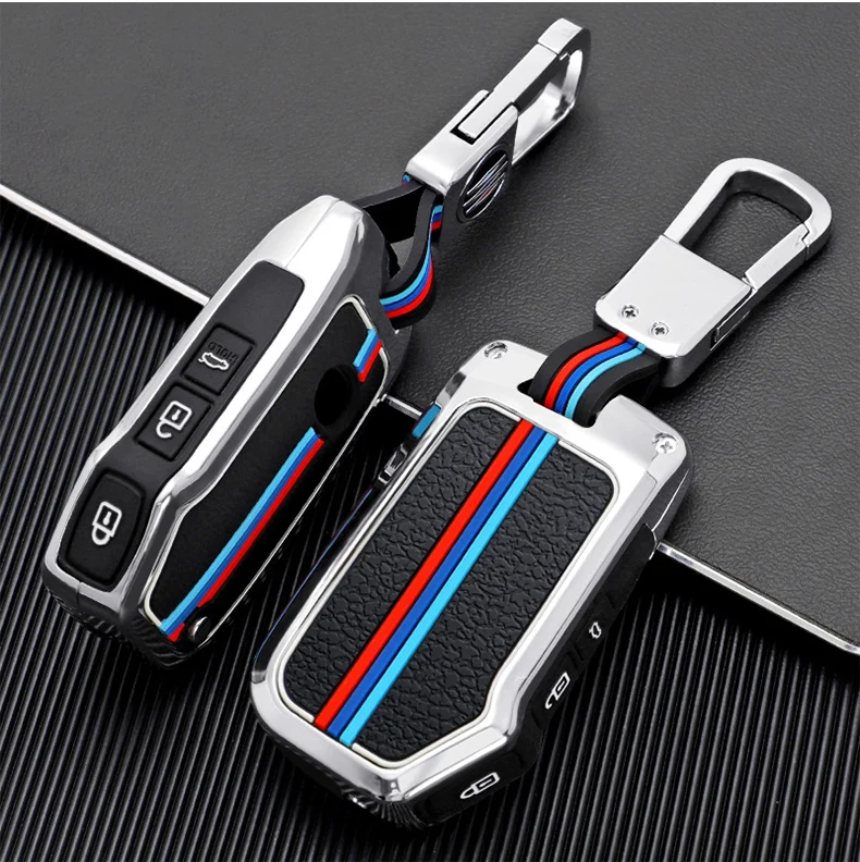 Custodia per chiave a distanza per auto in lega di zinco proteggi Shell Fob per KIA Sportage R GT Stinger GT Sorento Ceed CD Cerato Forte 2018 2019 - S861bc05ee7bc41b5b3412866616cb019s