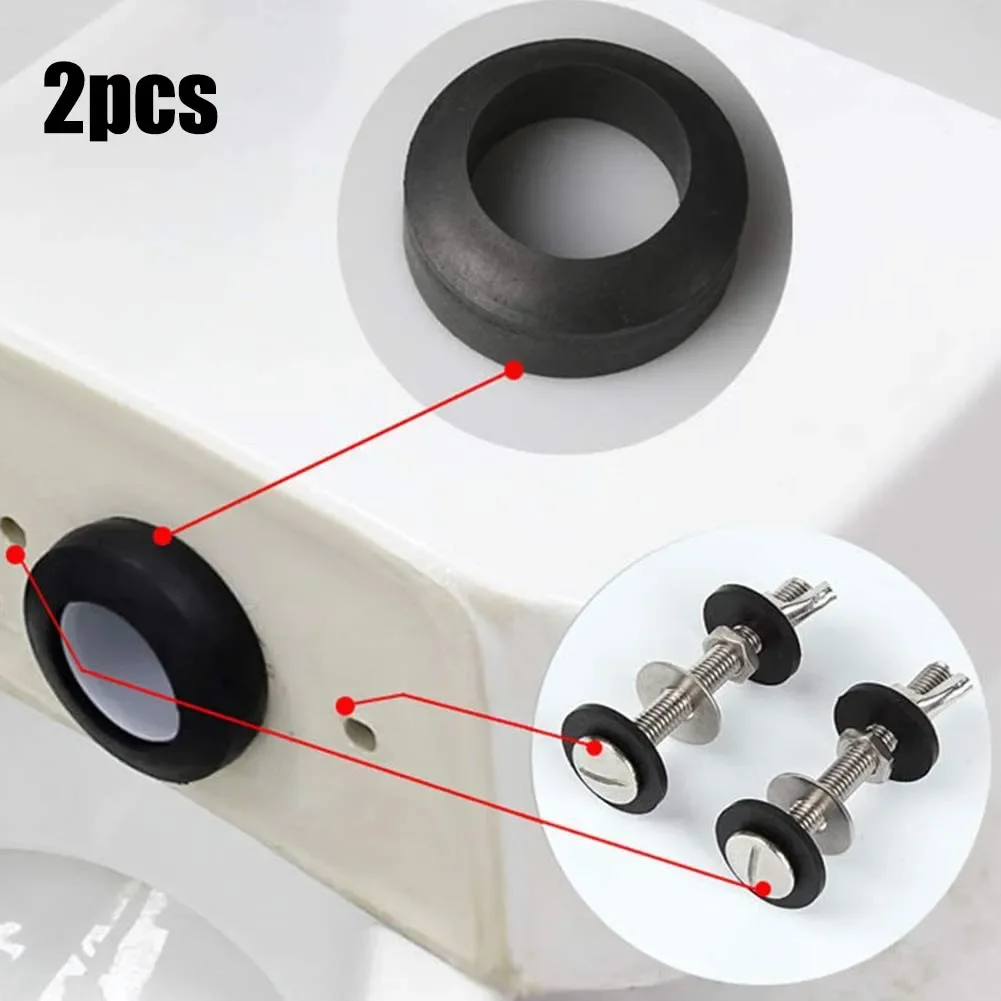 2 Pcs Stainless Steel Water Tank Bolt Toilet Cistern To Toilet Pan Fixing Fitting Sealing Kit Close Coupling Bolts WC