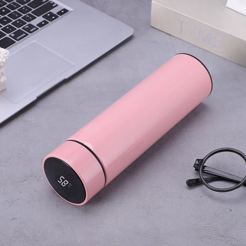 500 مللي زجاجة ترمس ذكية لدرجة الحرارة كوب ماء ريا...