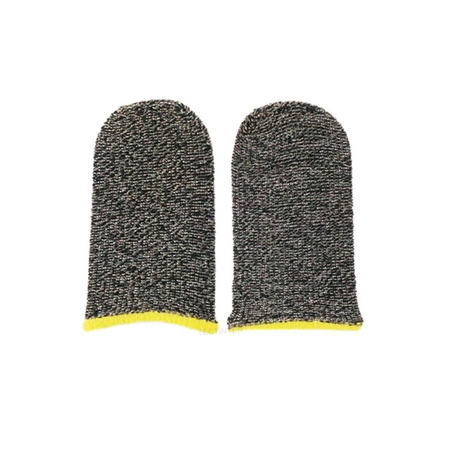 Fiber Finger Cover Breathable Game Controller For PUBG Mobile Games Screen Touching  Sweat-proof  Non-Scratch Thumb Gloves