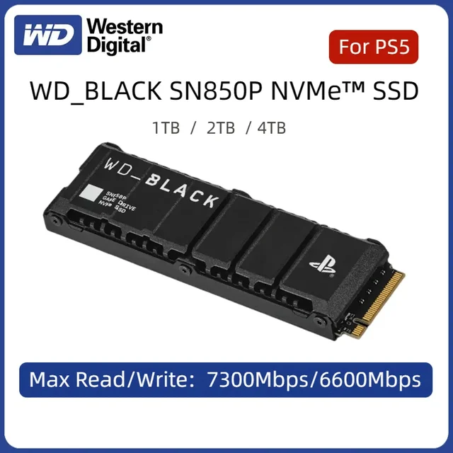 WD Black SN850P 4TB SSD M.2 PCI Express 4.0 NVMe Licencia Oficial