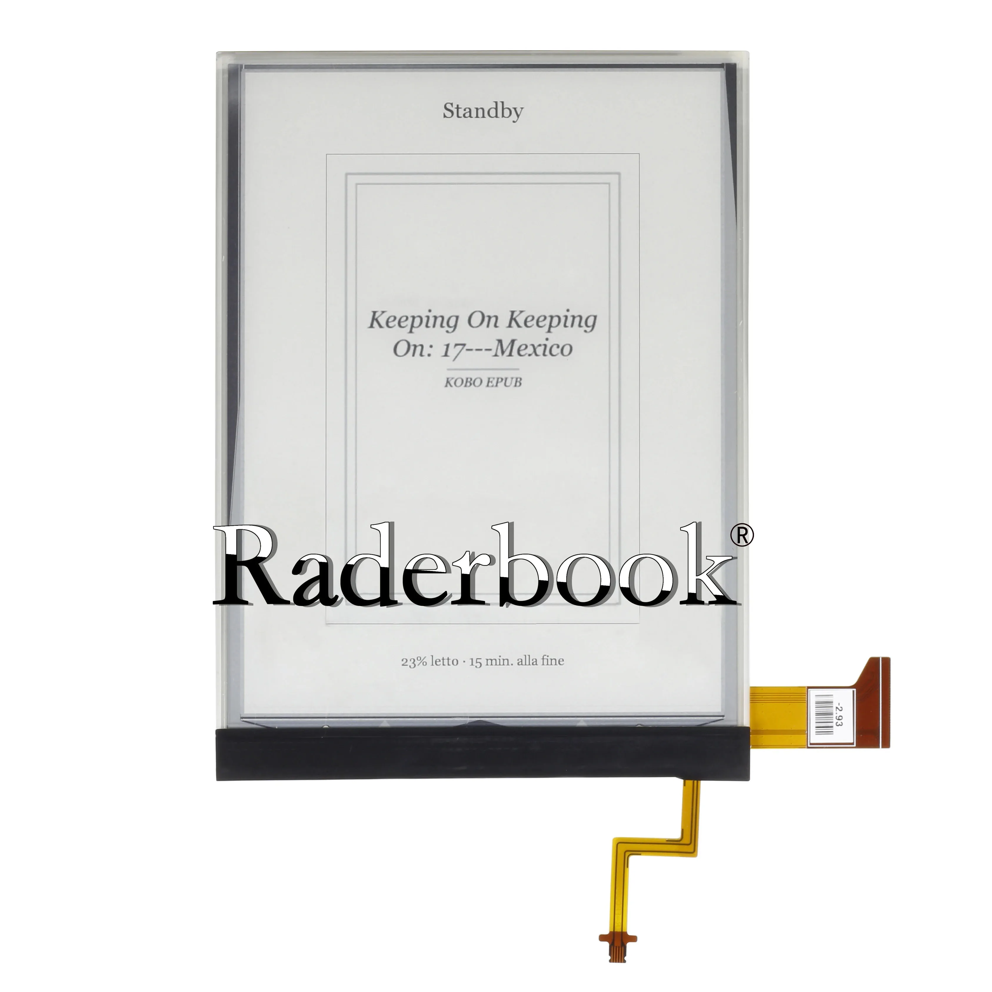 Eink Carta para Pocketbook Tela Lcd Planel 34pin Basic Lux Pb616 Novo 6