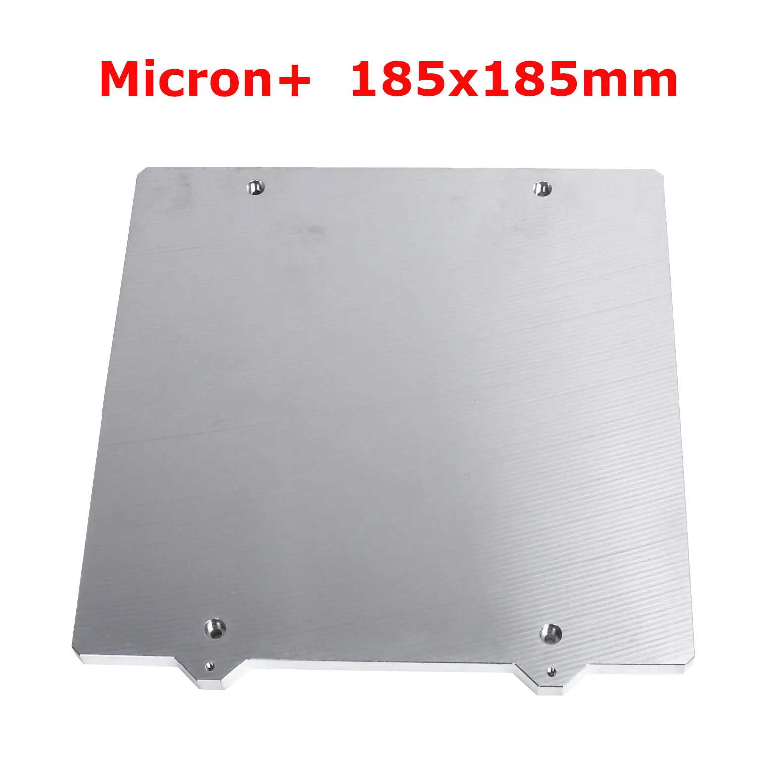 

Blurolls 185x185mm Voron Micron+ Bed Plate Aluminum Alloy Build Plate Cast Aluminum for Micron Plus 180 8mm Thick 3d Printer