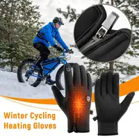 Heated Gloves for Men Women Winter Gloves for Cold Weather Work USB Electric Heating Glove with Touchscreen Fingers