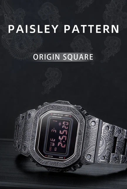 Dw 5600 Metal Case | Steel Case Dw 5600 | Watchband Case