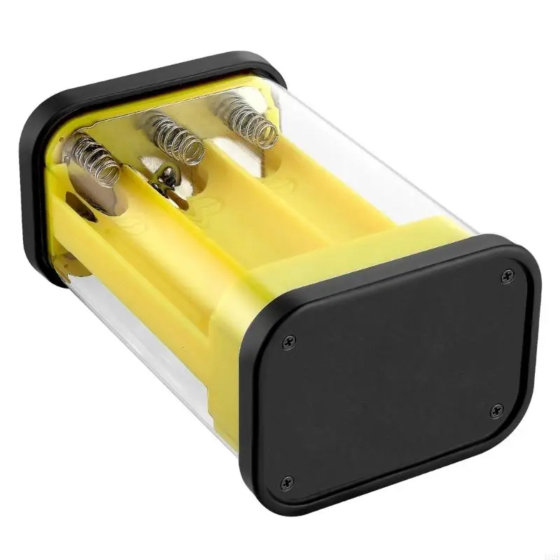 462E 야외용 6x18650 배터리 솔더프리 22.5W용 플라스틱 보조 배터리 케이스..