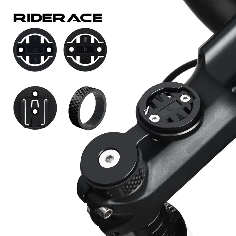 Support Vélo Pour GPS Garmin/Wahoo - Compatible VTT, En Aluminium, Facile à Installer