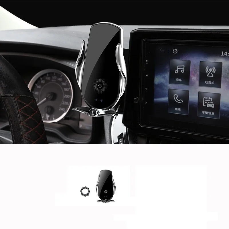 

Universal Car Phone Holder Magnetic Wireless Charging Phone Mount for Samsung iPhone 12 11 XS XR X 8