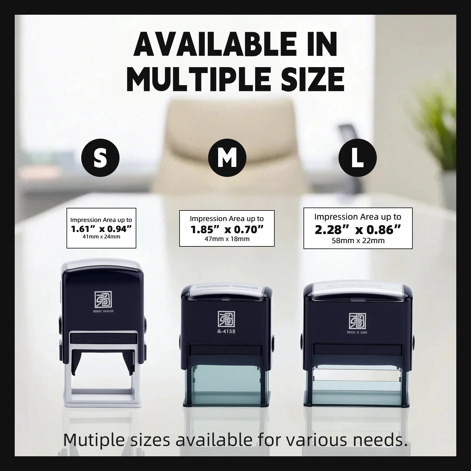 Clear Stamps Clear Rubber Stamps Custom Stamp Clear & Crisp Impressions Personalized Self-Inking Rubber Stamp Use for Address Stamp and More