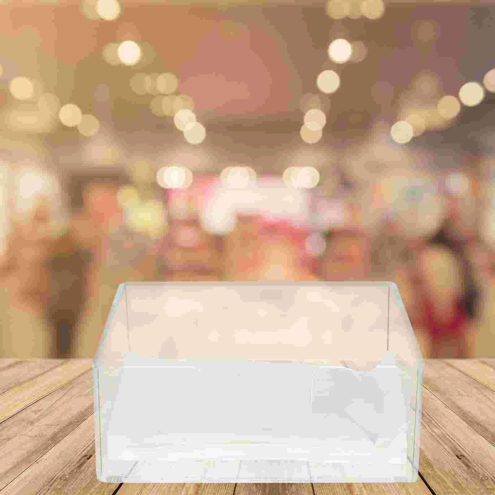 

Square Tissue Box Kitchen Accessory Cocktail Napkin Holder Assesorie For Table Dining Stand Acrylic Holders Paper Napkins