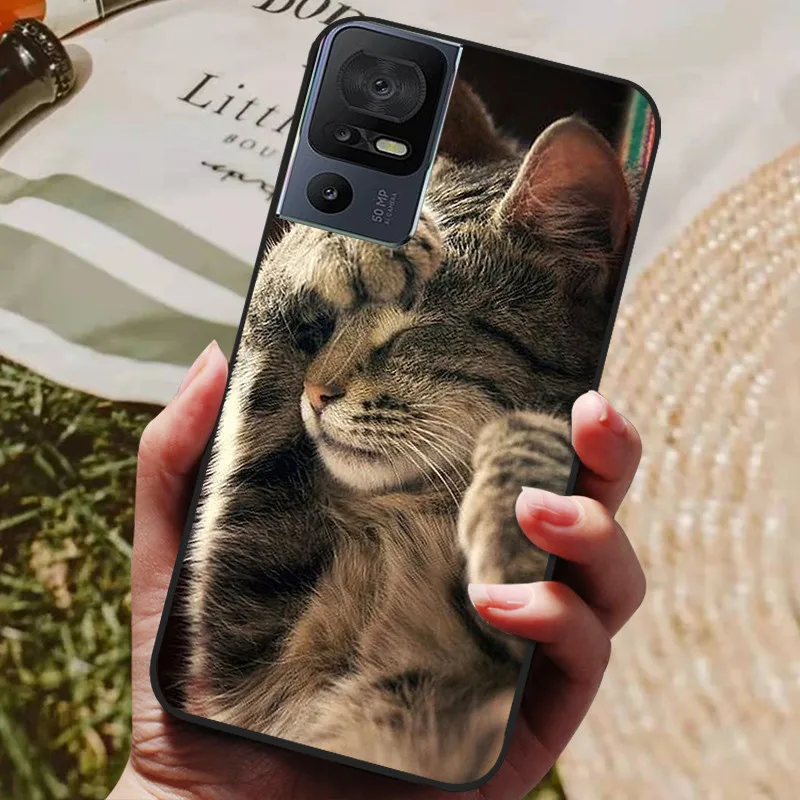 Soft Black Silicone TPU Phone Back Cover - 2023 Protective Bumper Shell