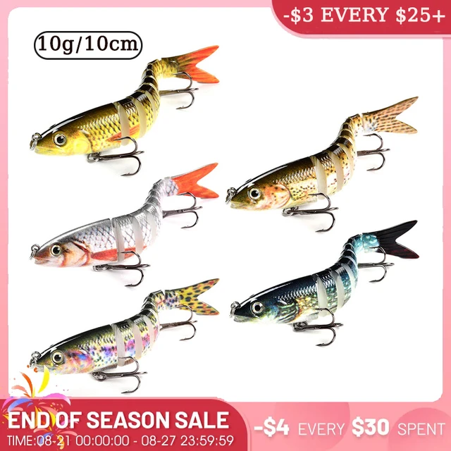 Fishing wobbler Lifelike Sinking Wobblers Fishing Lures Fishing wobbler for  Bass Artificial Hard Bait Carp 3.9 Multi Jointed - AliExpress