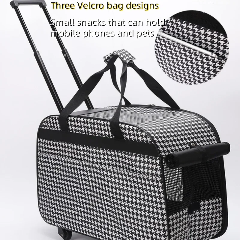 Extra Large Portable Pet Trolley Case, Detachable Dog Trolley Case, Large Foldable Pet Bag Cat dog Travel Carrier Bag