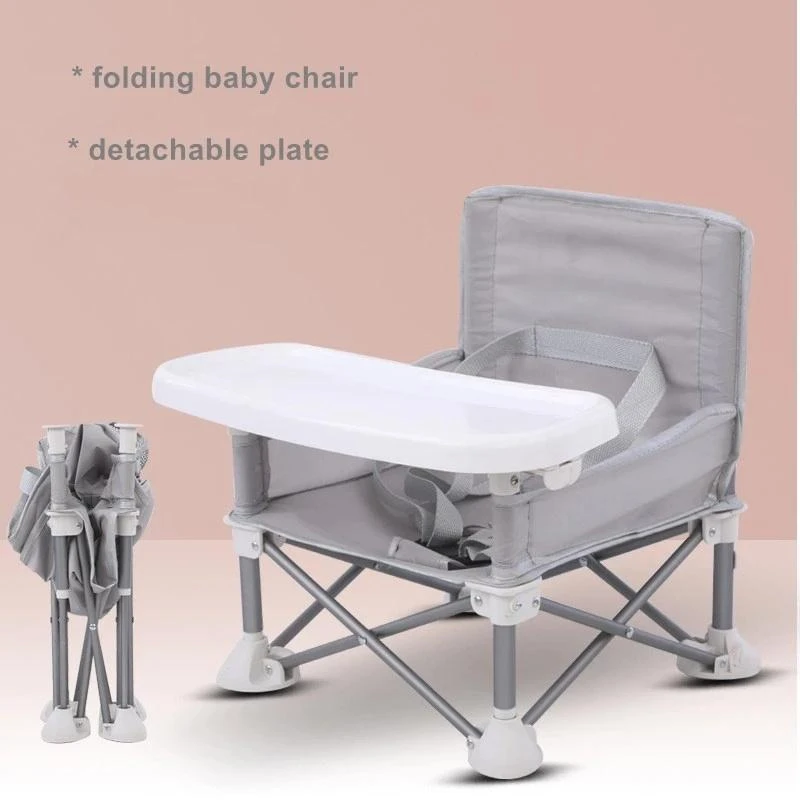 Children's Dining Chair Portable Folding Baby Table Small Out