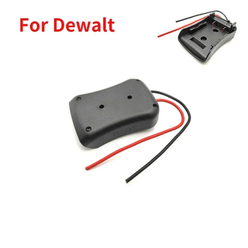 Charger Adapter Power Supply Adapter Battery Charger Adapter Battery Adapters for Makita/Bosch/Milwaukee/Dewalt/Black&Decker/Ryobi 18V Power Connector DIY Adapter Dock Holder 14 Awg Wires